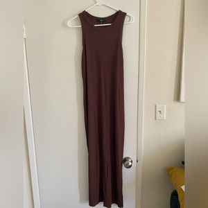 Brown long dress